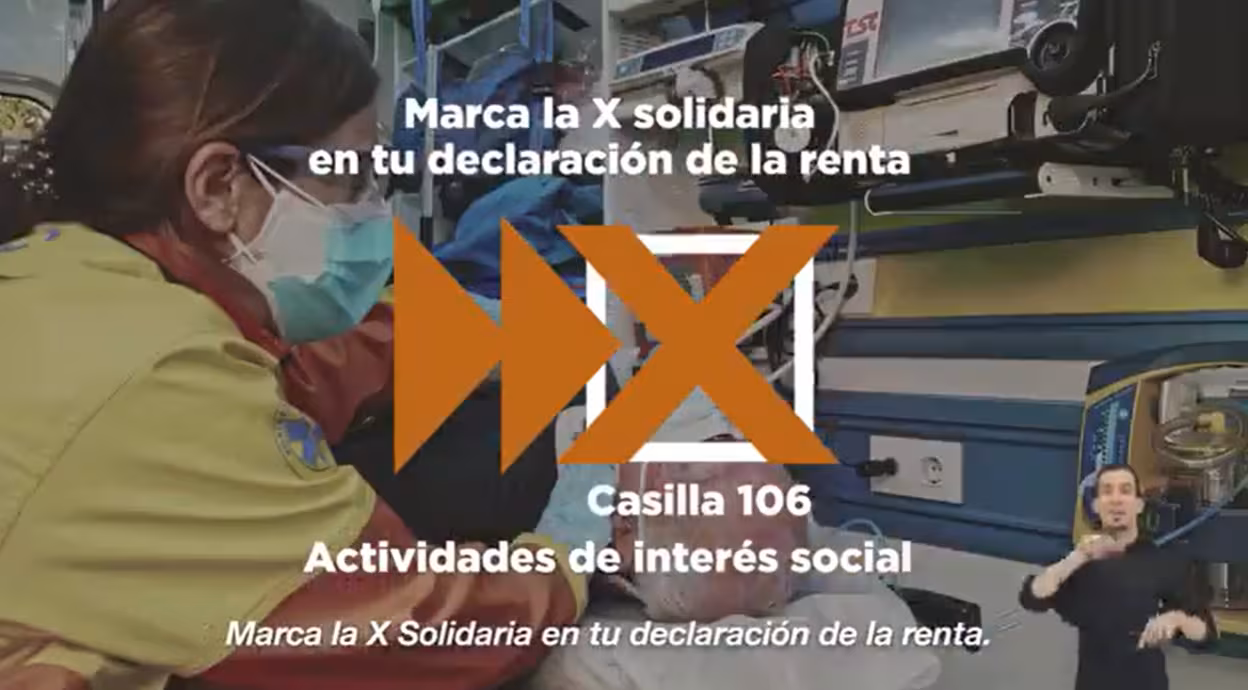 Marca la X Solidaria en la declaración de la renta